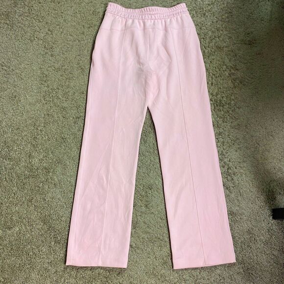 Lululemon Size 6 Softstreme Pant High Rise 31" Black Strawberry Milkshake Pink - Picture 3 of 8